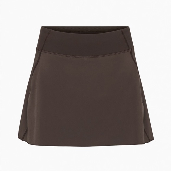 NEW TnAction move serve micro skirt in rich mocha brown - Picture 5 of 8